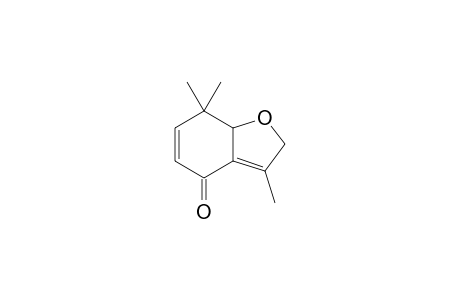 3,7,7-TRIMETHYL-4-OXO-2,4,7,7A-TETRAHYDROBENZOFURAN