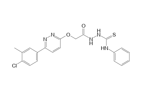 2-(2-((6-(4-Chloro-3-methylphenyl)pyridazin-3-yl)oxy)acetyl)-N-phenylhydrazine-1-carbothioamide