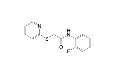 N-(2-fluorophenyl)-2-(2-pyridinylsulfanyl)acetamide