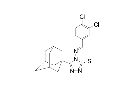 5-(1-ADAMANTYL)-4-(3,4-DICHLOROBENZYLIDENEAMINO)-3-MERCAPTO-1,2,4-TRIAZOLE