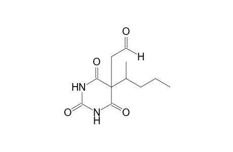 5-(formylmethyl)-5-(1-methylbutyl)barbituric acid