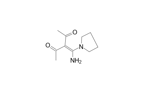 3-[amino(1-pyrrolidinyl)methylene]-2,4-pentanedione