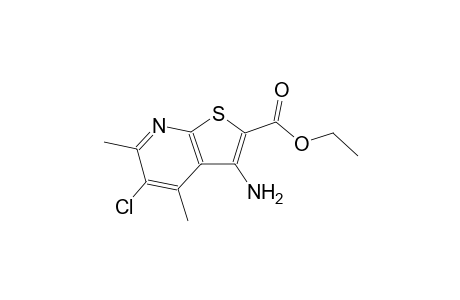 thieno[2,3-b]pyridine-2-carboxylic acid, 3-amino-5-chloro-4,6-dimethyl-, ethyl ester