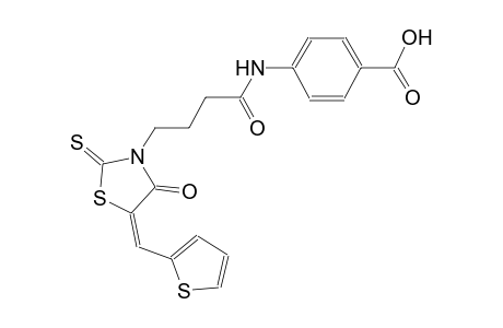 benzoic acid, 4-[[1-oxo-4-[(5E)-4-oxo-5-(2-thienylmethylene)-2-thioxothiazolidinyl]butyl]amino]-