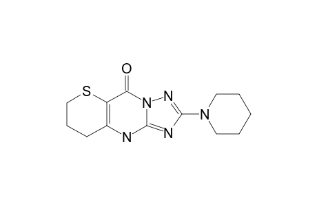 7,8-DIHYDRO-2-PIPERIDINO-9H,10H-THIOPYRANO-[3,2-D]-1,2,4-TRIAZOLO-[1,5-A]-PYRIMIDIN-5-ONE