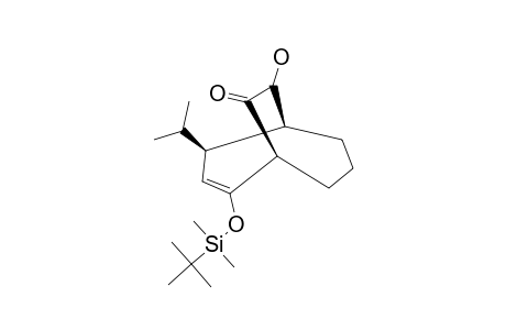 2-(TERT.-BUTYLDIMETHYLSILOXY)-10-HYDROXY-4-ISOPROPYLBICYCLO-[3.3.2]-DEC-2-EN-9-ONE