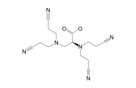 N,N',N,N'-TETRAKIS-(CYANOETHYL)-L-ALPHA,BETA-DIAMINOPROPIONIC-ACID