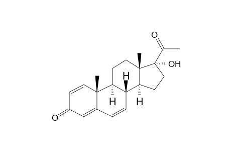 1,4,6-Pregnatrien-17-ol, 3,20-dione