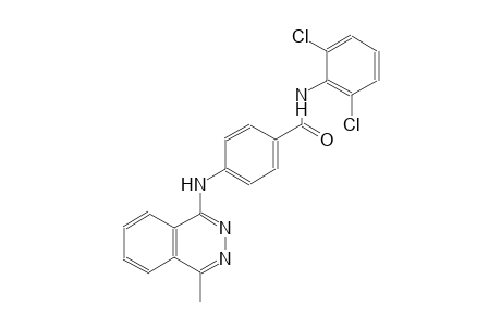 N-(2,6-dichlorophenyl)-4-[(4-methyl-1-phthalazinyl)amino]benzamide