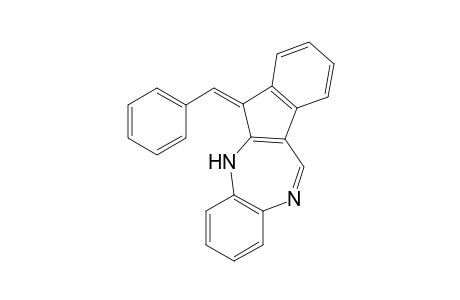 12-(Phenylmethylene)benzo[b]indeno[1,2-f]-1,4-diazepine