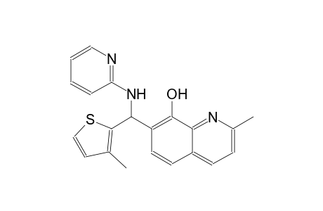 2-methyl-7-[(3-methyl-2-thienyl)(2-pyridinylamino)methyl]-8-quinolinol