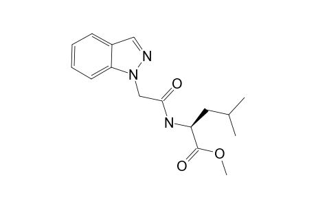 1-ACETYL-1H-INDAZOLE-L-LEUCINE-METHYLESTER