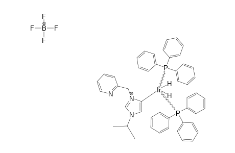 #12B;(ETA(2)-C,N)-(N-ISOPROPYL-N(1)-(2-PYRIDYLMETHYL)-IMIDAZOLE-4-YLIDENE)-BIS-(HYDRIDO)-BIS-(TRIPHENYLPHOSPHINE)-IRIDIUM-(III)-TETRAFLUOROBORATE