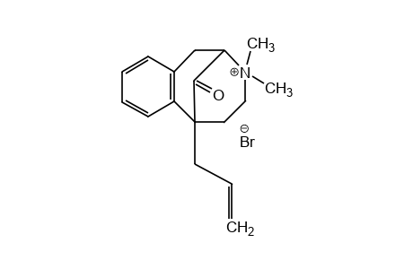 6-allyl-3,3-dimethyl-1,2,3,4,5,6-hexahydro-11-oxo-2,6-methano-3-benzazocinium bromide