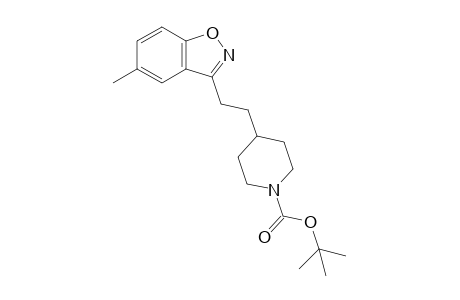 4-[2-(5-methyl-1,2-benzoxazol-3-yl)ethyl]-1-piperidinecarboxylic acid tert-butyl ester