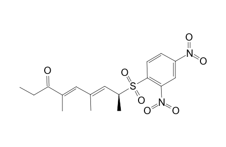 (+/-)-(4-E,6-E,8-R/S)-3,5-DIMETHYL-8-[(2,4-DINITROPHENYL)-SULFONYL]-NONA-4,6-DIEN-3-ONE