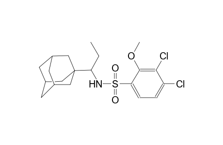 N-[1-(1-adamantyl)propyl]-3,4-bis(chloranyl)-2-methoxy-benzenesulfonamide