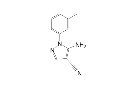 5-amino-1-(3-methylphenyl)-1H-pyrazole-4-carbonitrile