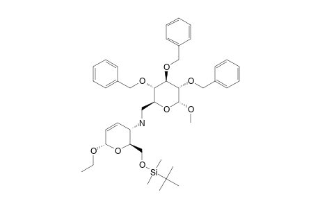 #26;N-(METHYL-2,3,4-TRI-O-BENZYL-6-DEOXY-ALPHA-D-GLUCOPYRANOSID-6-YL)-N-[ETHYL-6-O-(TERT.-BUTYLDIMETHYLSILYL)-2,3,4-TRIDEOXY-ALPHA-D-ERYTHRO-HEX-2-ENOPYRANOSID