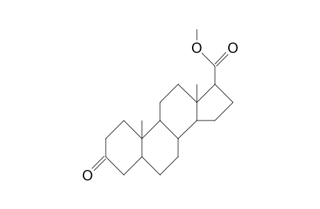 10,13-dimethyl-3-oxo-1,2,4,5,6,7,8,9,11,12,14,15,16,17-tetradecahydrocyclopenta[a]phenanthrene-17-carboxylic acid methyl ester