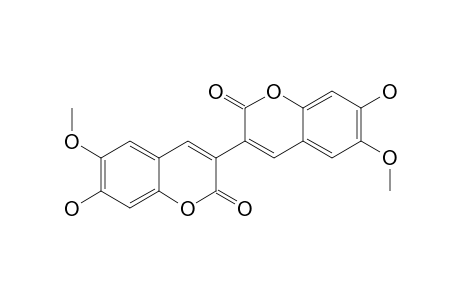 7,7'-DIHYDROXY-6,6'-DIMETHOXY-3,3'-BISCOUMARIN