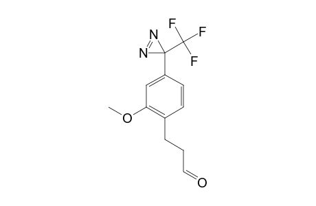 3-[2-METHOXY-4-[3-(TRIFLUOROMETHYL)-3H-DIAZIRIN-3-YL]-PHENYL]-PROPANAL