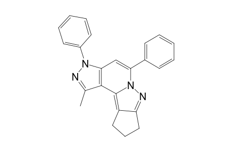 1-METHYL-3,5-DIPHENYL-8,9,10,11-TETRAHYDROCYCLOPENTA-[3,4]-PYRAZOLO-[1,5-A]-PYRAZOLO-[4,3-C]-PYRIDINE