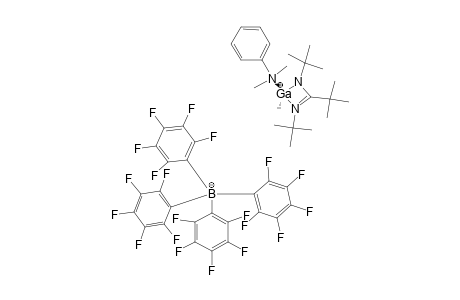 [(T)BUC(N(T)BU)2]GA(ME)(NME2PH)]-[B(C6F5)4]