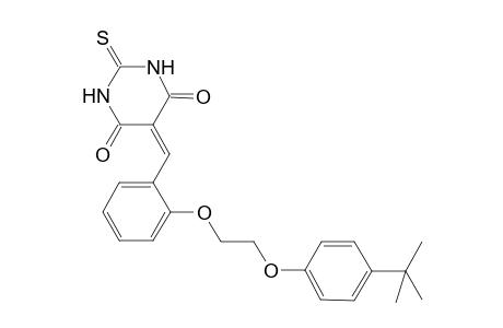 5-[2-[2-(4-tert-butylphenoxy)ethoxy]benzylidene]-2-thioxo-hexahydropyrimidine-4,6-quinone