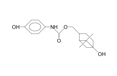 N-(4-Hydroxy-phenyl)-carbamic acid, 5-hydroxy-10-pinanyl ester