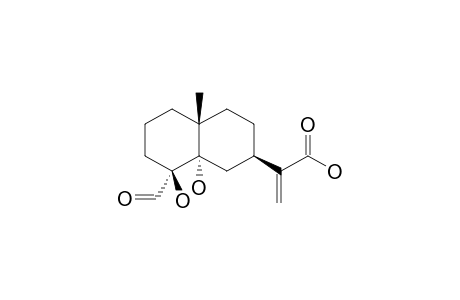 4-BETA,5-ALPHA-DIHYDROXY-15-OXO-EUDESM-11(13)-EN-12-OIC-ACID