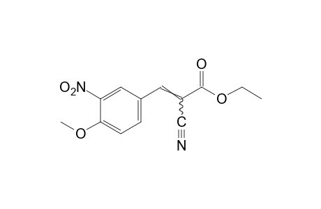 alpha-cyano-4-methoxy-3-nitrocinnamic acid, ethyl ester