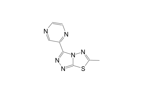 [1,2,4]triazolo[3,4-b][1,3,4]thiadiazole, 6-methyl-3-pyrazinyl-