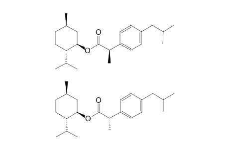 (1S,2S,2''R,5R)/(1S,2S,2''S,5R)-2-(4-ISOBUTYLPHENYL)-PROPIONIC-ACID-2-ISOPROPYL-5-METHYL-CYCLOHEXYLESTER