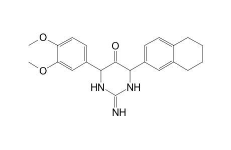 4-(3,4-Dimethoxyphenyl)-2-imino-6-(5,6,7,8-tetrahydronaphthalen-2-yl)-tetrahydro-pyrimidin-5(6H)-one