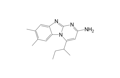 (7,8-dimethyl-4-sec-butyl-pyrimido[1,2-a]benzimidazol-2-yl)amine