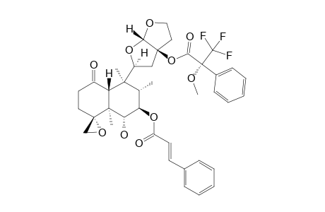 (4R,11S,13S)-7-BETA-TRANS-CINNAMOYLOXY-4,18:11,16:15,16-TRIEPOXY-1-NEOCLERODANONE-13-O-METHOXY-(TRIFLUOROMETHYL)-PHENYL-ACETYLESTER