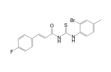 N-(2-bromo-4-methylphenyl)-N'-[(2E)-3-(4-fluorophenyl)-2-propenoyl]thiourea