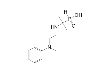 {{1-{[2-(N-ETHYLANILINO)ETHYL]AMINO}-1-METHYLETHYL]PHOSPHINIC ACID