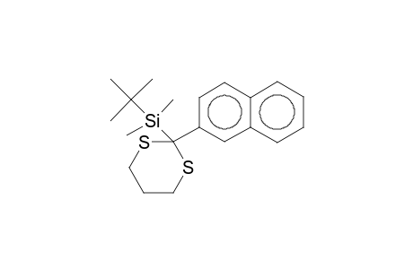 t-Butyldimethyl(2-naphthalen-2-yl[1,3]dithian-2-yl)silane