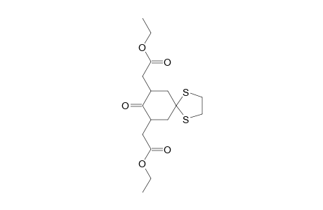 1,4-Dithiaspiro[4.5]decan-8-one-7,9-diacetic acid, diethyl ester