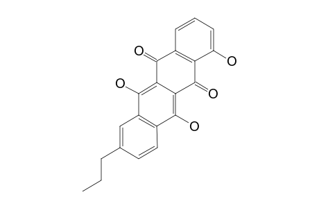 4,6,11-TRIHYDROXY-9-PROPYLTETRACENE-5,12-DIONE