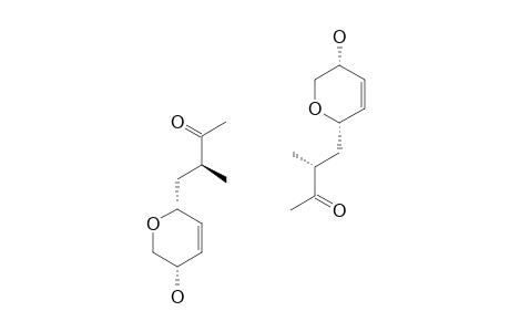 [R-(R*,R*S*),5-ALPHA]-4-(5,6-DIHYDRO-5-HYDROXY-2-H-PYRAN-2-YL)-3-METHYL-2-BUTANONE