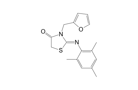 3-furfuryl-2-(mesitylimino)-4-thiazolidinone