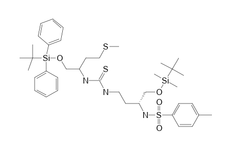 N-[(3S)-4-[(TERT.-BUTYLDIMETHYLSILYL)-OXY]-3-[[(4-METHYLPHENYL)-SULFONYL]-AMINO]-BUTYL]-N'-[(2R)-1-[(TERT.-BUTYLDIPHENYLSILYL)-OXY]-5-THIAHEX-2-YL]-THIOUREA