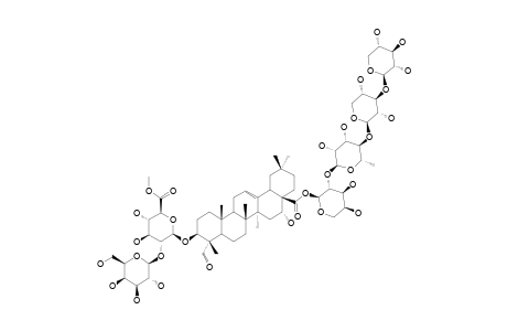 DUBIOSIDE-C;3-O-BETA-[GALACTOPYRANOSYL-(1->2)-(6-O-METHYL)-GLUCURONOPYRANOSYL]-QUILLAIC-ACID-28-O-[XYLOPYRANOSYL-(1->3)-XYLOPYRANOSYL-(1->4)-RHAM