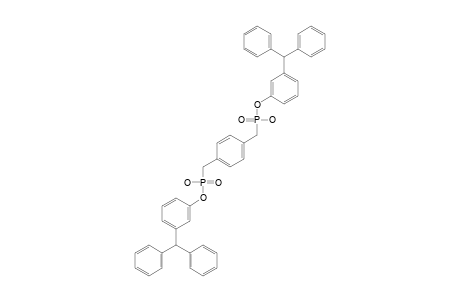 PARA-XYLYLENEDIPHOSPHONIC-ACID-P,P'-BIS-[METHA-(DIPHENYLMETHYL)-PHENYLESTER]