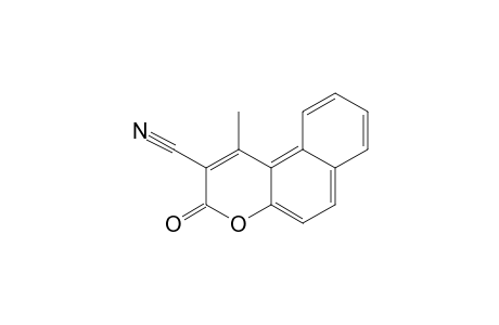 1-Methyl-3-oxo-3H-benzo[f]chromene-2-carbonitrile