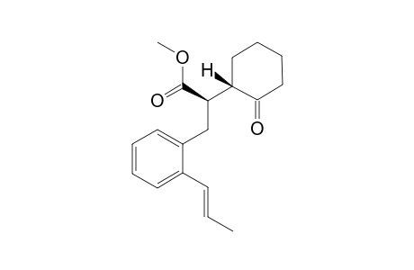 METHYL-(2RS)-2-[(1SR)-2-OXOCYCLOHEXYL]-3-[2-[(1E)-PROPEN-1-YL]-PHENYL]-PROPANOATE