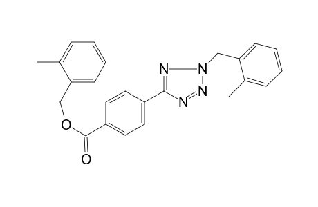 (2-methylphenyl)methyl 4-[2-[(2-methylphenyl)methyl]-1,2,3,4-tetrazol-5-yl]benzoate